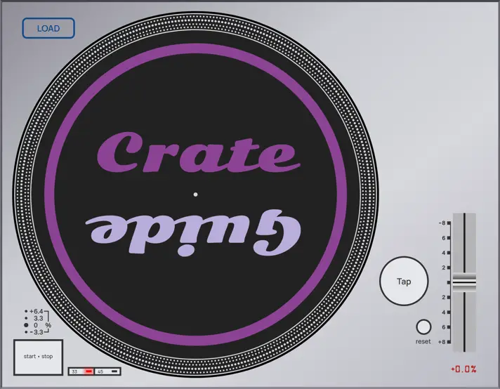 Crate Guide empty deck interface.