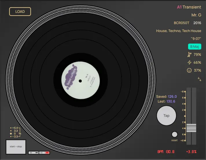 Crate Guide loaded single deck interface.