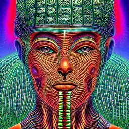 Stable Diffusion generated image of an ancient alien.