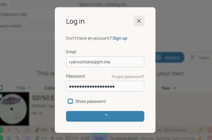 Crate Guide track import interface.